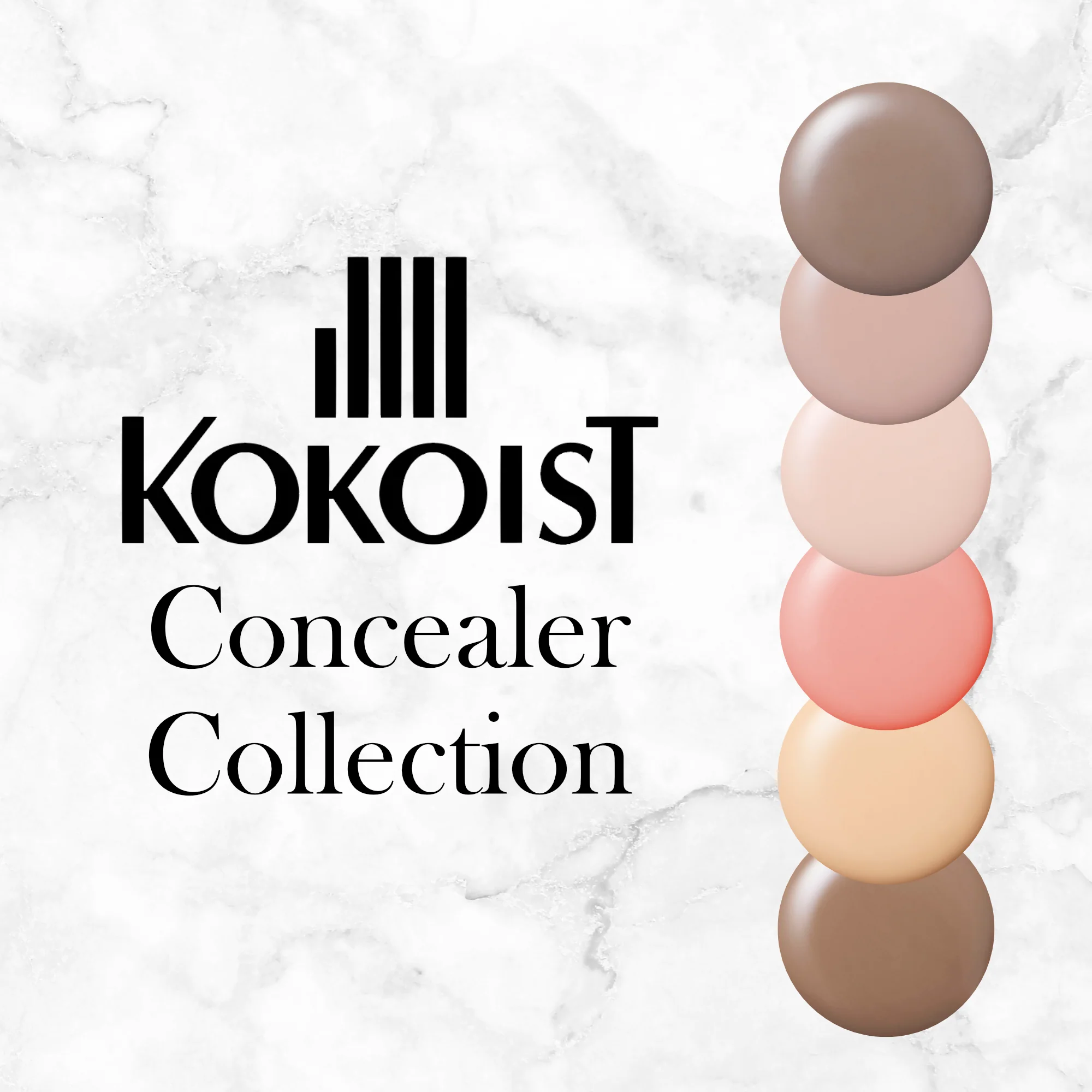 Concealer Series - Kokoist Colour Collection E-249 > E-254