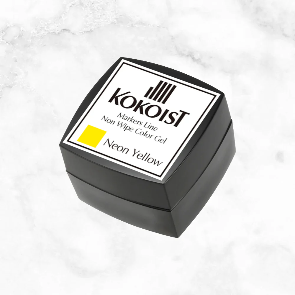 Kokoist ML-8 Markers Line Non-Wipe Color Gel Neon Yellow