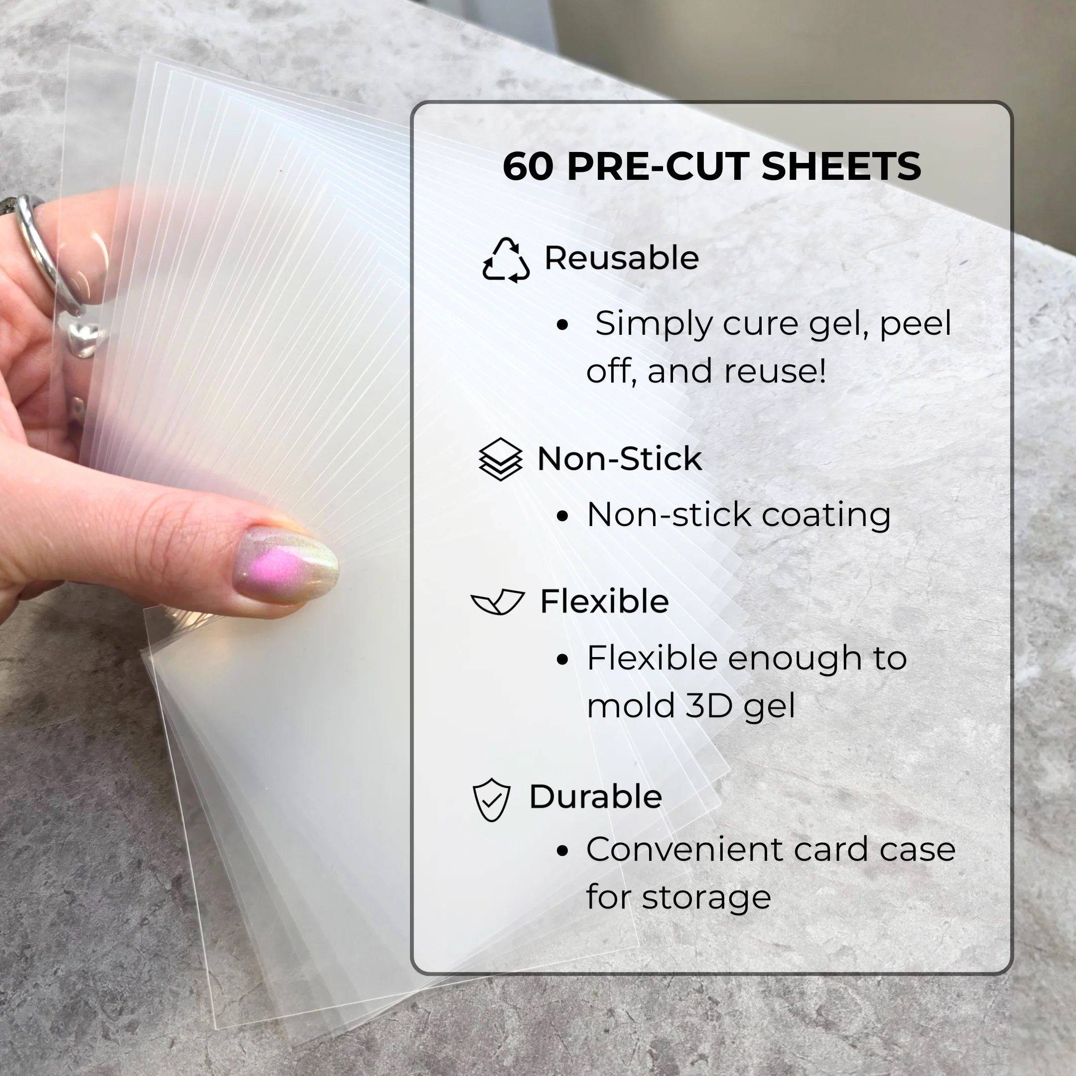 Kokoist Card Palette -  Reusable Plastic Sheets - Image 7
