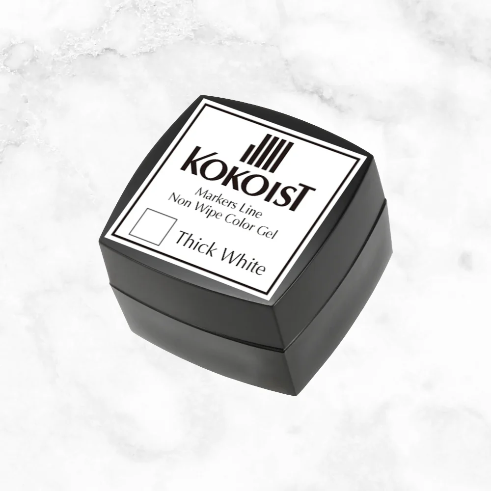 Kokoist ML-1 Markers Line Non-Wipe Color Gel Thick White