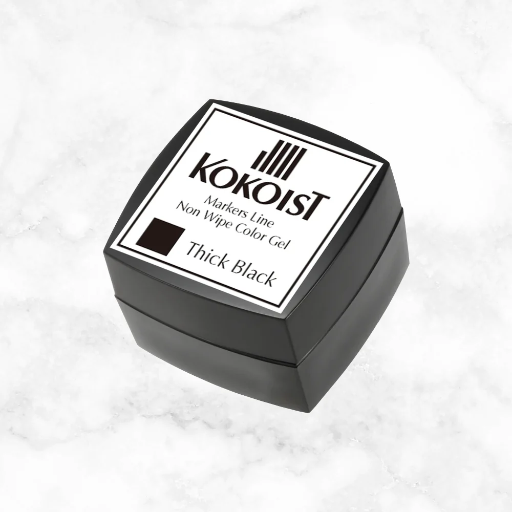 Kokoist ML-2 Markers Line Non-Wipe Color Gel Thick Black