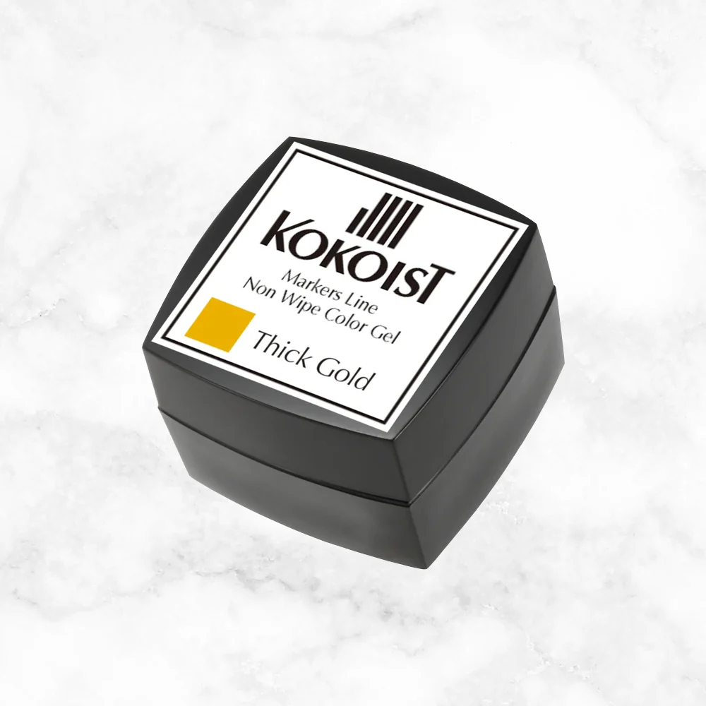 Kokoist ML-3 Markers Line Non-Wipe Color Gel Thick Gold