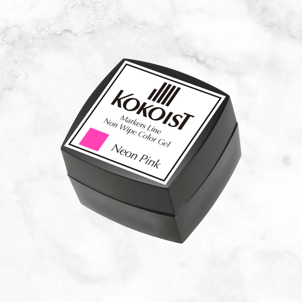 Kokoist ML-6 Markers Line Non-Wipe Color Gel Neon Pink