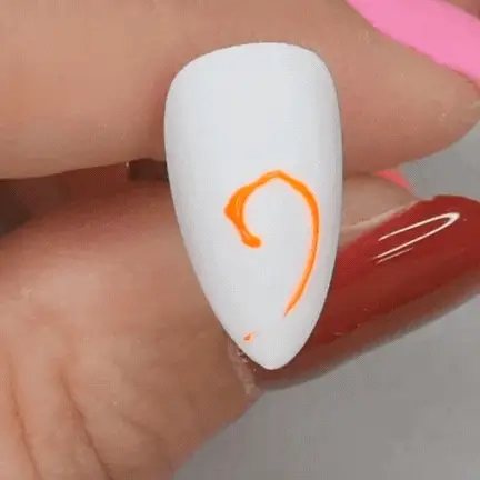Kokoist ML-7 Markers Line Non-Wipe Color Gel Neon Orange - Image 3