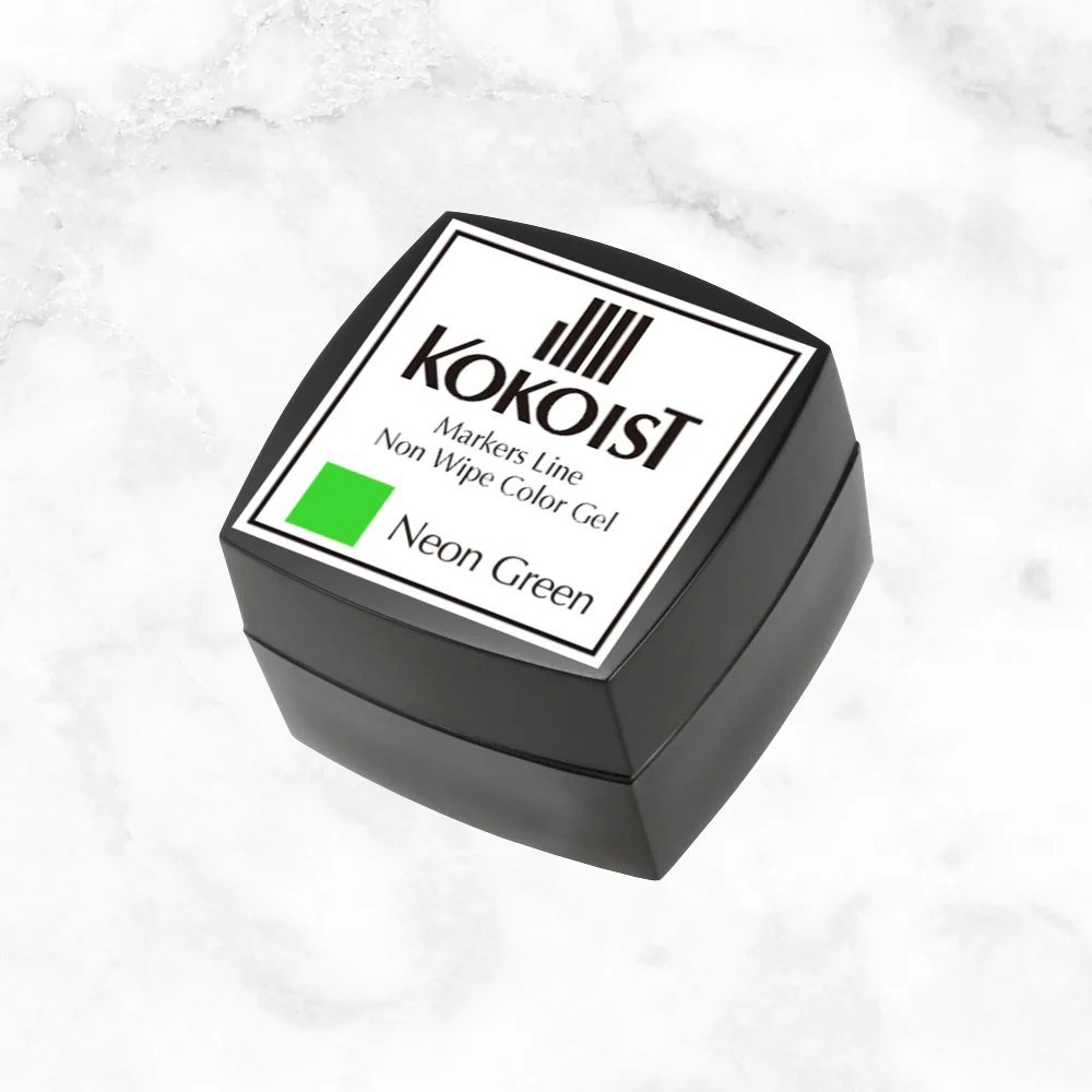 Kokoist ML-9 Markers Line Non-Wipe Color Gel Neon Green