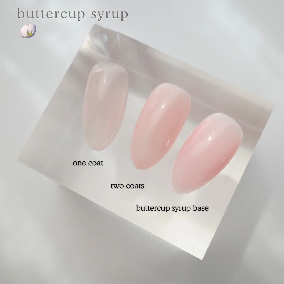 Nail Thoughts x Kokoist Tinted Base - Buttercup Syrup - NTB45 - Image 2