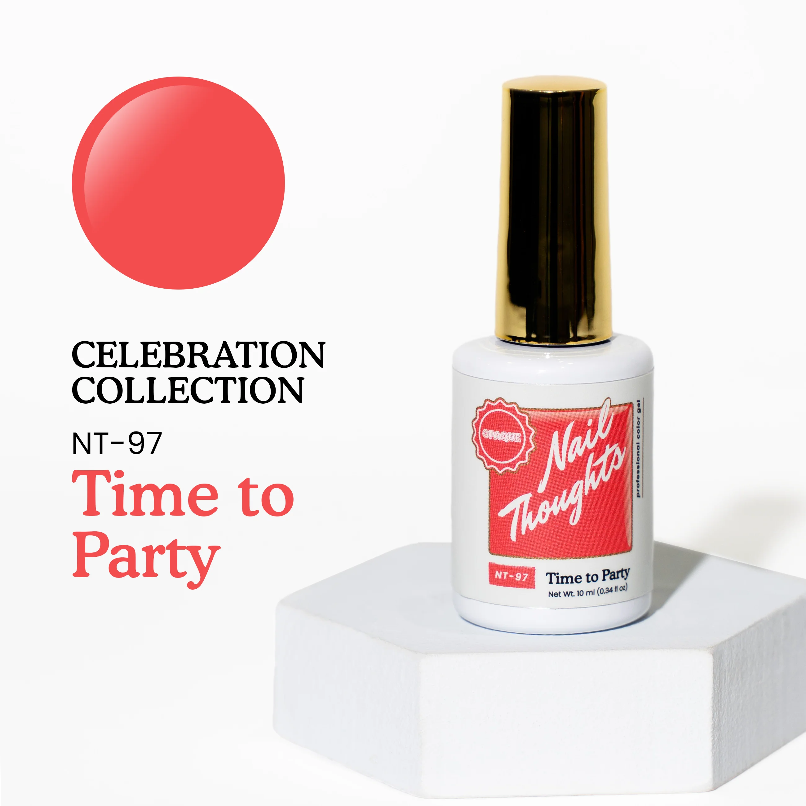 Nail Thoughts x Kokoist Colour Gel -  Time To Party - NT97