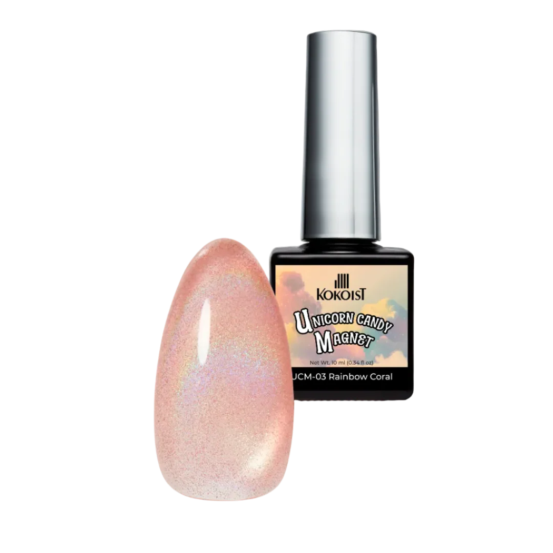 Kokoist Unicorn Candy Magnet - Rainbow Coral - UCM-03