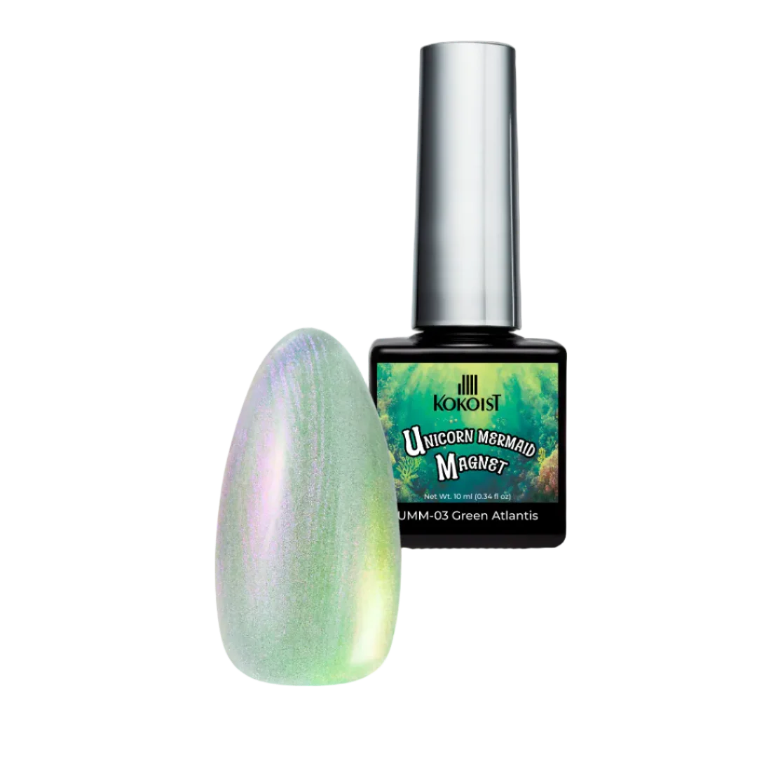 Kokoist Unicorn Mermaid Magnet - Green Atlantis - UMM-03
