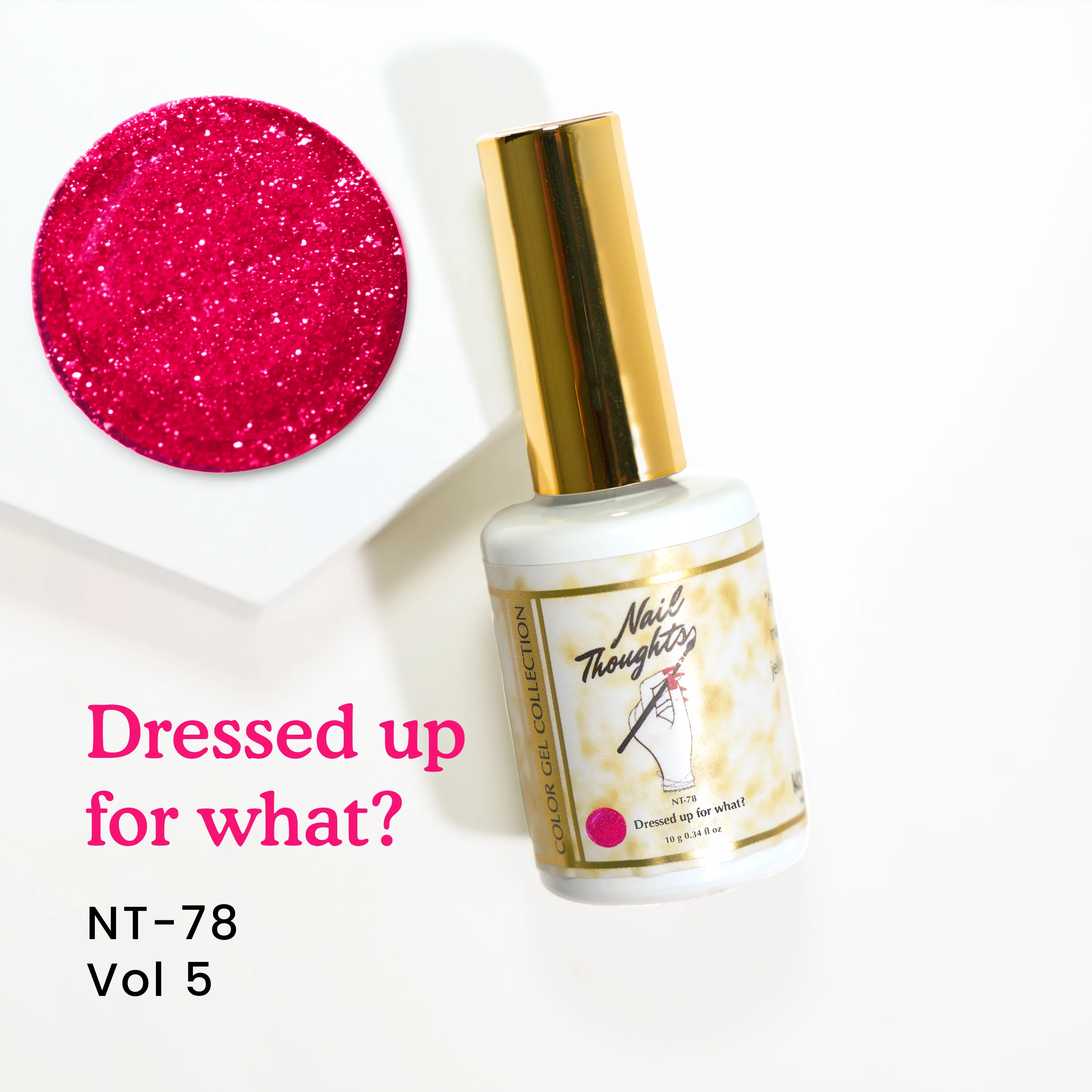 Nail Thoughts x Kokoist Colour Gel - Dressed Up For What NT78 - Image 2