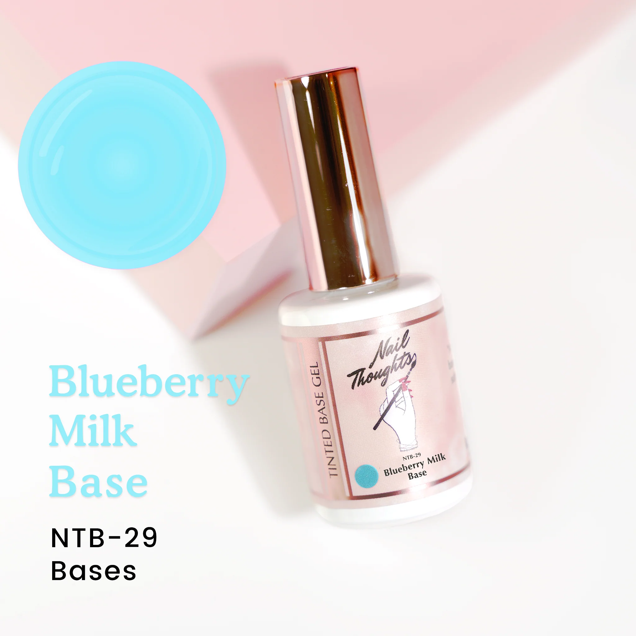 Nail Thoughts x Kokoist Tinted Base - Blueberry Milk Base - Image 4