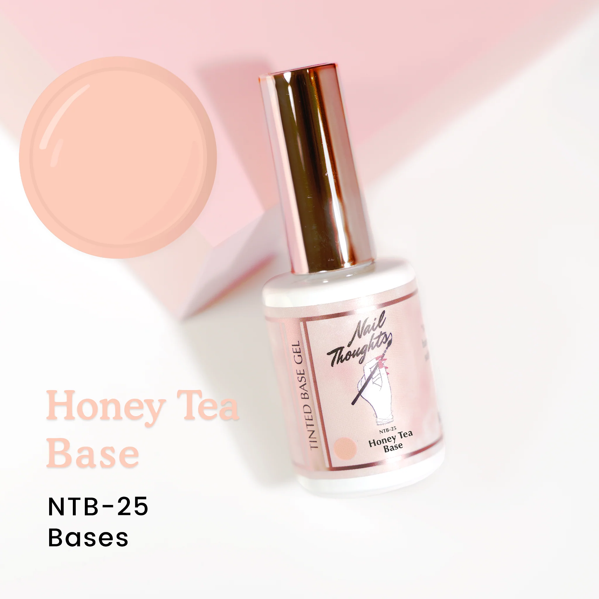Nail Thoughts x Kokoist Tinted Base - Honey Tea Base - Image 2