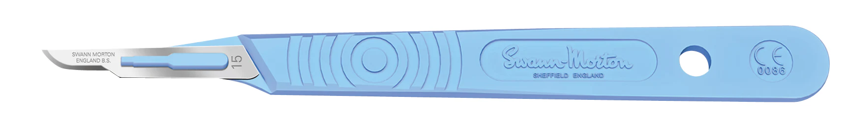 Swann Morton Sterile Surgical Disposable Scalpel With Handle and Blade Guard - Image 6