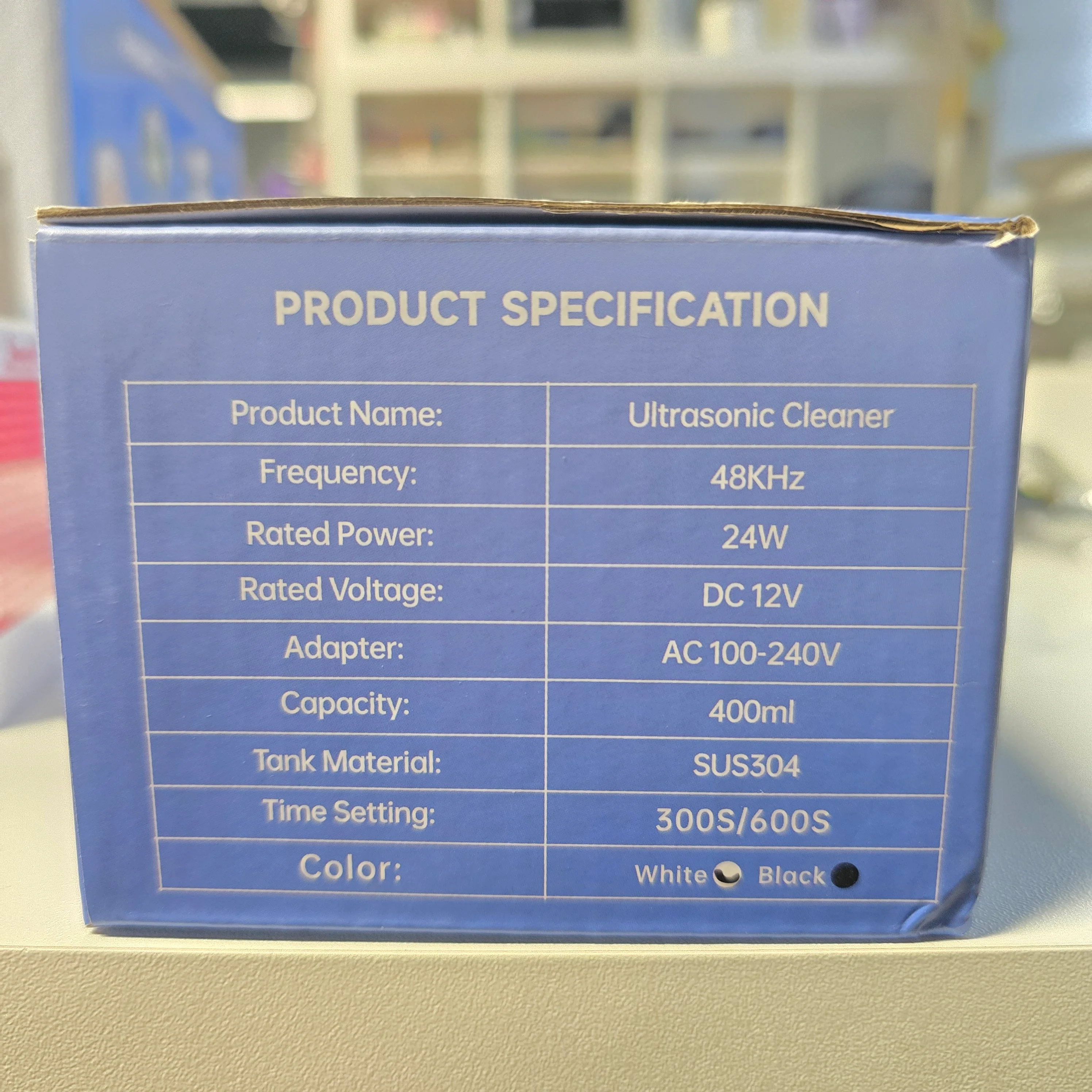 UV Ultrasonic Cleaner 400ml - Image 3